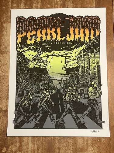 Pearl jam concert poster - jam,