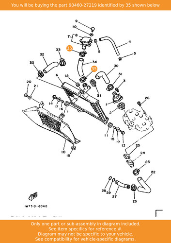 Yamaha clamp hose - clamp,,