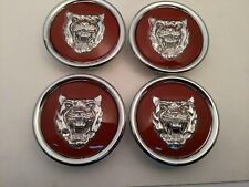 4 x JAGUAR ALLOY WHEEL CAPS