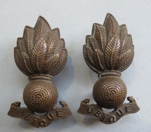 Military bronze collar - bronze, badge