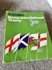 Subbuteo Home International X4 Teams Box Set Sleeve Vintage Rare, OO Scale