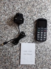 Uleway G180 Dual-Sim SOS And Big Button Black Mobile Phone