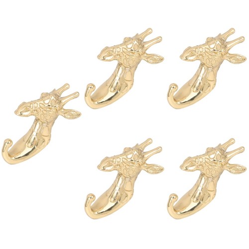 Golden brass giraffe wall - golden,