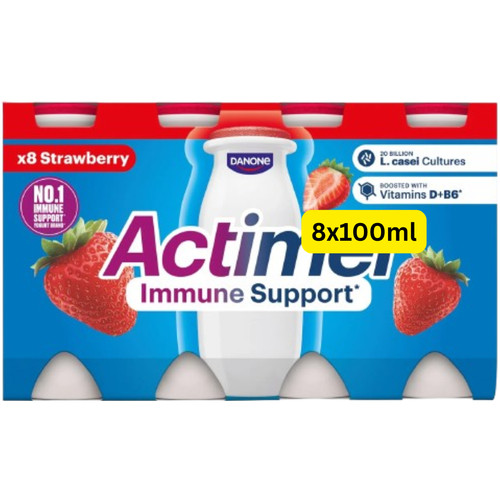 Actimel strawberry immune - actimel,