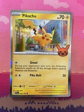 Pokemon Card Pikachu Trick Or