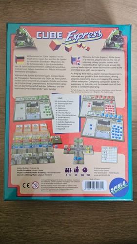 Cube express board - board, game