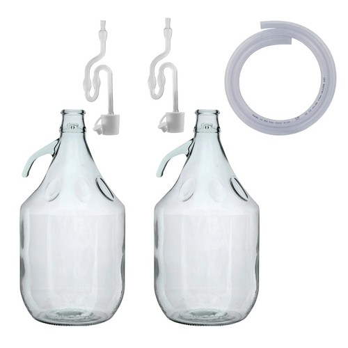 Glass demijohn litre - demijohn,