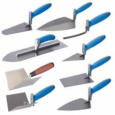 Soft Grip Trowels 13mm-400mm Brick Bucket Floor Gauging Margine Trowel 1-5PC