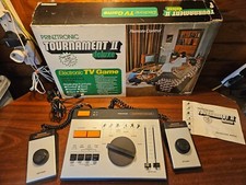 TV GAME PONG SPORTS VIDEO c.1970s - PRINZTRONIC TOURNAMENT 2 DELUXE #BLBX2 BOXED
