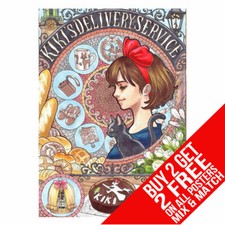 KIKI'S DELIVERY SERVICE BB1 GHIBIANIME POSTER A4 A3 SIZE BUY 2 GET ANY 2 FREE