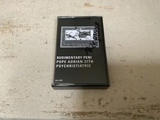 Rudimentary Peni Pope Adrian 37th Psychristiatric Cassette Signed by Nick Blinko