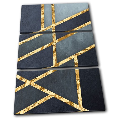Gold navy texture - navy,