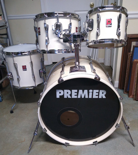 Vintage premier drum kit - premier,