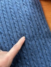 Brora Short Blue Scarf And Hat