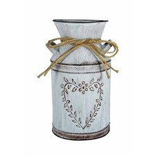 Metal Vase Shabby Chic Jug
