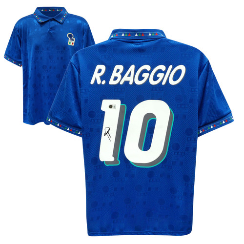 Roberto baggio signed italy - baggio, fc