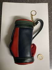 Mini Faux Leather Golf Bag
