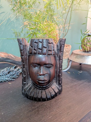 Vintage hand carved - vintage, african