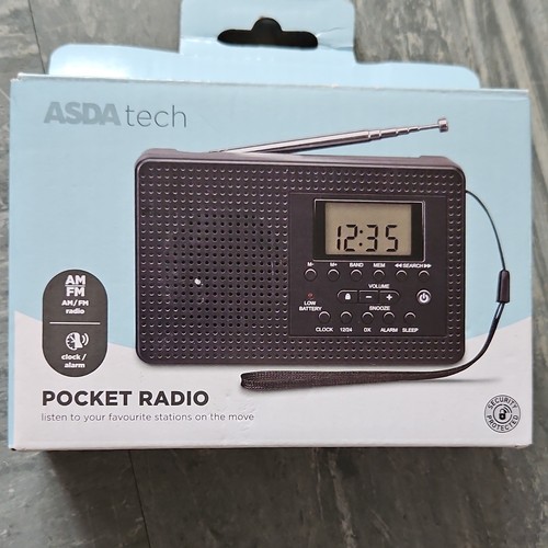 Asda tech pocket portable - pocket,
