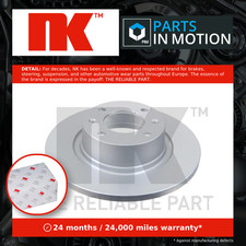 2x Brake Discs Pair Solid fits