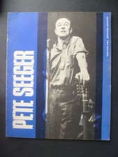 Pete Seeger 1965 Royal Albert Hall Souvenir Brochure + 2 Original ticket Stubs