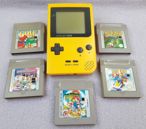 Nintendo gameboy pocket yellow - pocket,