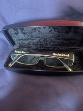 Vintage Designer Red Or Dead Women’s Glasses Frame With Case