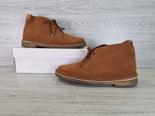 Clarks Originals 21621 Cognac Suede Womens Lace Up Desert Boot Size UK 6 EU 39.5