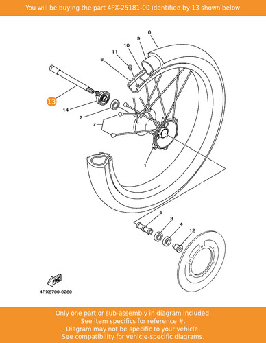 Yamaha axle wheel - yamaha, axle,