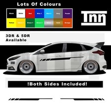 Stickers For Ford Focus Fiesta Escort ST RS Turbo Stripes Decals Vinyls Graphics