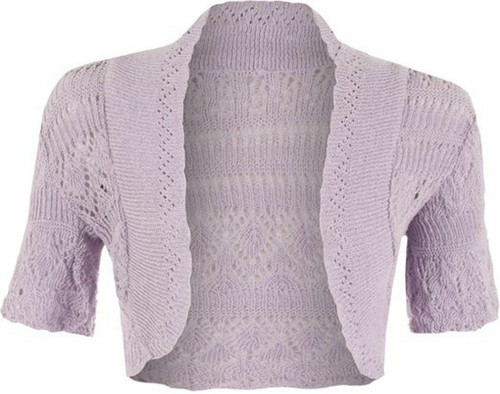 Crochet bolero shrug cardigan - bolero,