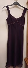 Party Dress (Nearly new) Purple length 44" fully lined