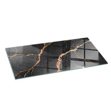 Durable tempered glass hearth - glass,