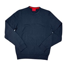 HUGO Mens Jumper Dark Blue