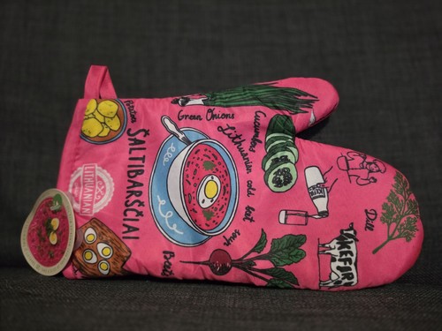 Lithuanian souvenir oven glove - lithuanian,