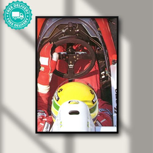 Ayrton senna poster formula 1 - senna,