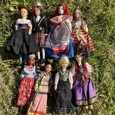8 x Vintage Rexard Dolls 7.5