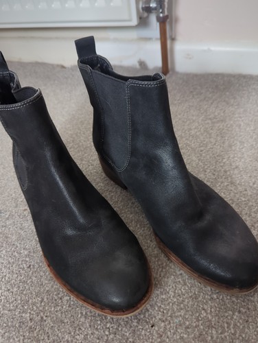 Ecco black chelsea ankle boots - ecco,