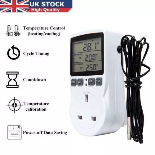 Socket timer thermostat - timer,