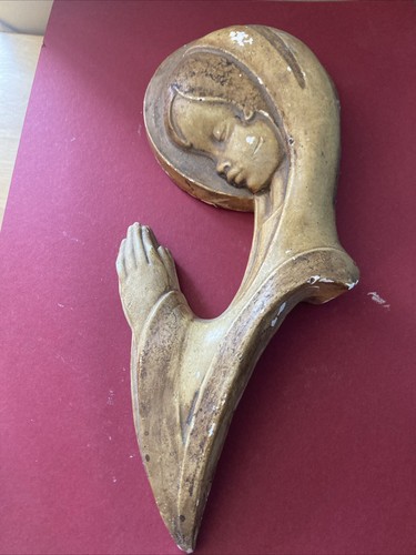 Vintage plaster mother - plaster, mary