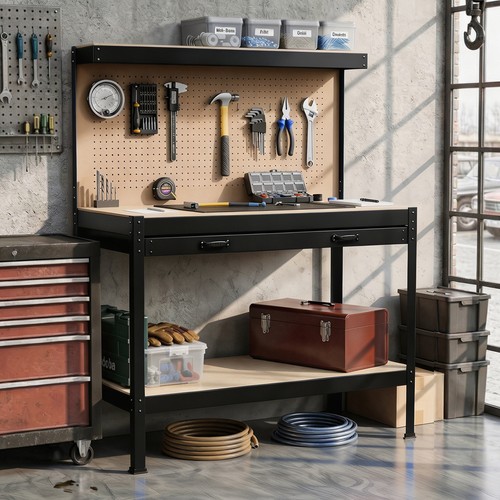 Metal workbench workshop - metal,