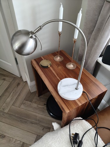Pair table lamps in - of,