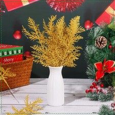 10Pcs Glitter Artificial Pine