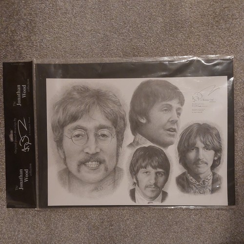The beatles print - the,
