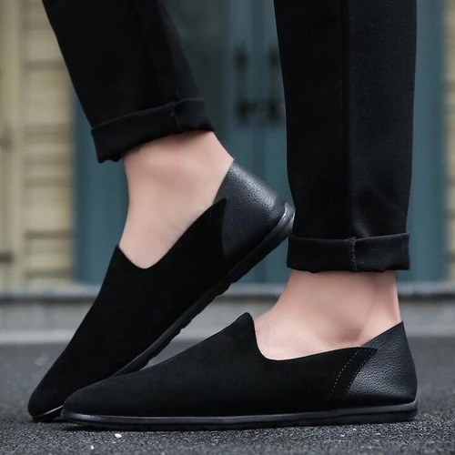 Suede leather men casual shoes - casual,
