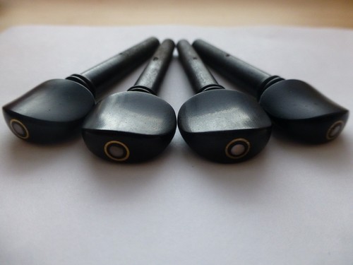 Ebony violin pegs - violin, pegs,