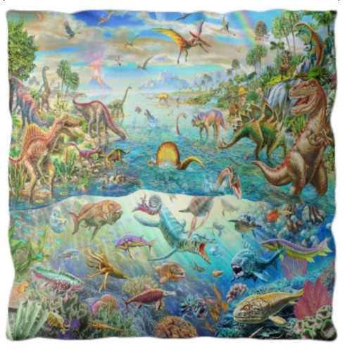 Dinosaurs cushion cover - cushion,