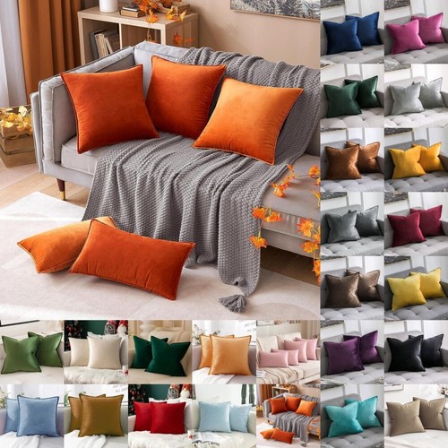 Velvet plush cushion - plush, cover