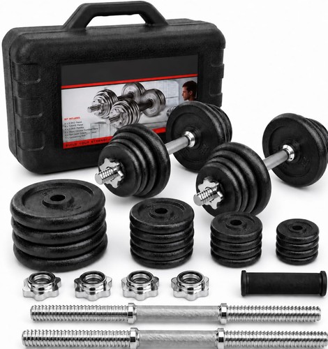 Adjustable cast iron dumbbell - adjustable,