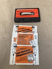 Becker Auto radio Demonstration Cassette With 3 Vintage Antenna Cleaning Clothes